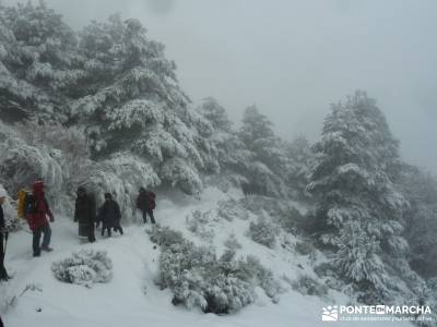 Valle de Iruelas - Pozo de nieve - Cerro de la Encinilla;senderistas murcia sendero mallorca